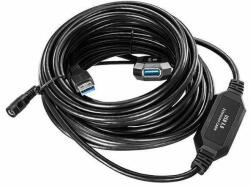 MicroConnect Active USB 3.0 cable, A-A M-F, With integrated repeater, 10m (USB3.0AAF10A)