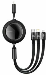 Baseus Bright Mirror cablu alimentare si date USB-C la Micro-USB+Lightning+USB-C (CAMLC-AMJ01)