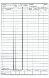 Office Lista inventariere A4 tabel vertical 100 file 14-3-12a (14-3-12a)