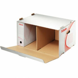 Esselte Container pt. arhivare Esselte din carton alb cu desch. front. -510x275x365 mm (128910)