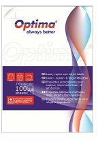 OPTIMA Etichete albe autoadezive 18/A4, 63, 5 x 46, 6 mm, 100 coli/top (OP-418635466)
