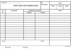Office Nota Contabila A5, 100 file(14-6-2A) (14-6-2A)