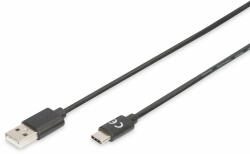 ASSMANN Cablu USB-C (tata) - USB-A(tata), 1.8m (AK-300136-018)