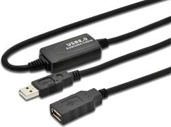 MicroConnect Cablu USB 2.0 activ A-A 5m repeater (USB2.0AAF05A)