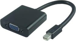 MicroConnect Adaptor Mini DisplayPort la VGA activ negru (MDPVGA2B)