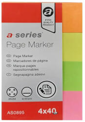 Office Page Marker hartie 20x50mm 4 culori neon (AY000808)