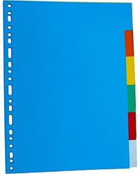 Optima Separatoare carton A4 set 12 culori 180g/mp (OP-412 OD K)