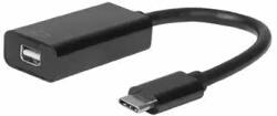 MicroConnect USB-C to Mini DP M-F, 0.2M, Resolution : 4K*2K@30Hz (USB3.1CMDPB)