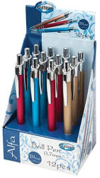 Centrum Pix metalic mecanism mina 0.7 albastra tip Parker (85415)