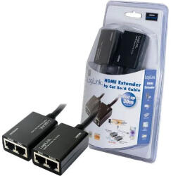 LogiLink HDMI Extender by CAT5/6 up to 30m (HD0005)