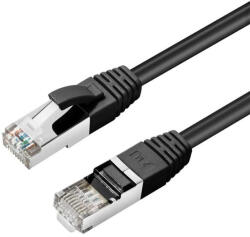 MicroConnect Patch cord CAT6A S/FTP 2m negru 10Gb PoE+ (MC-SFTP6A02S)
