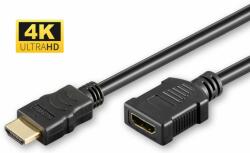 MicroConnect HDMI High Speed Extension Cable, 1m, Black (HDM19191FV1.4)