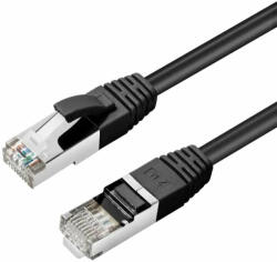MicroConnect Patch cord CAT6A S/FTP 20m negru LSZH (MC-SFTP6A20S)