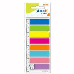 Hopax Index plastic 45x12mm 8 culori neon (21345)