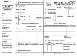 Office Foaie parcurs persoane A4 FV 100 file hartie offset (75956)