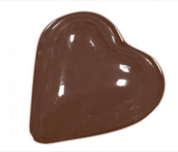 Martellato Valentin napi csokoládéforma (90-1004), nagy szív, 18 adag, műanyag (K-Ma-90-1004)