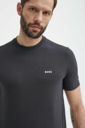Boss Green t-shirt szürke, férfi, nyomott mintás - szürke XXL - answear - 22 990 Ft