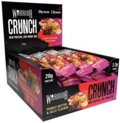 Warrior Crunch Bar | Low Sugar [12 x 64 грама] Фъстъчено Масло и Желе