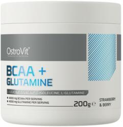 OstroVit BCAA + GLUTAMINE Powder [200 грама] Ягода с горски плодове