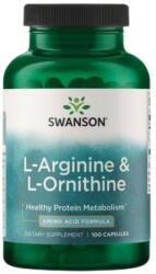 Swanson L-Arginine & L-Ornithine [100 капсули]