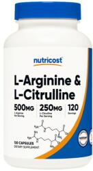 Nutricost L-Arginine + L-Citrulline Complex [120 капсули]