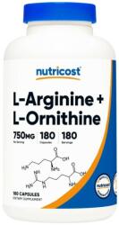 Nutricost L-Arginine + L-Ornithine [180 капсули]