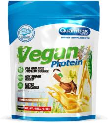 Quamtrax Vegan Protein | with Pea and Rice Protein [500 грама] Ванилия с канела