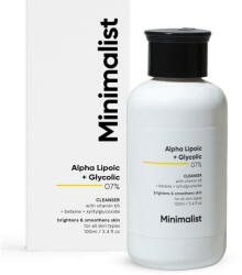  Gel de curatare cu Alpha Lipoic + Glycolic 0, 7%, 100 ml, Minimalist