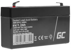Green Cell Battery AGM VRLA 6V 1.2Ah (AGM52) - pcone
