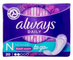 Always Daily Fresh Normal Fresh Scent To Go absorbant slip Absorbante slip 20 buc pentru femei