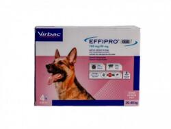 Virbac Pipete Antiparazitare Pentru Caini, Effipro Duo CT Dog L (20-40 kg), 4 x 2.68 ml