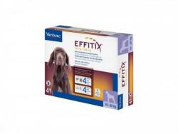 Virbac Pipete Antiparazitare Pentru Caini, Effitix Dog M (10-20 kg), 4 pipete