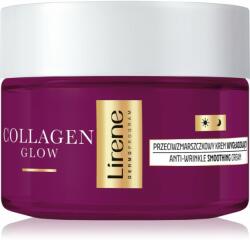 Lirene Collagen Glow 50+ Smoothing crema pentru a consolida conturul feței 50 ml