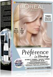 L'Oréal Préférence Le Blonding Toner toner acid neutralizarea subtonurilor de alamă culoare 02 Pearl Blonde 1 buc