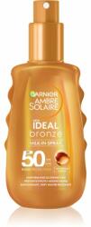 Garnier Ambre Solaire Ideal Bronze lotiune protectoare pentru plaja pentru corp SPF 50 150 ml