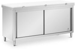 Royal Catering Masă de bucătărie din oțel inoxidabil - 180 x 60 cm - capacitate de încărcare de 500 kg - inclusiv placă de tăiere - Royal Catering RCBWC-18060 (RCBWC-18060)