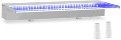 UNIPRODO Duș de supratensiune - 60 cm - Iluminare cu LED-uri - Albastru / Alb - Lip_lenght mm ieșire de apă UNI_WATER_29 (UNI_WATER_29)