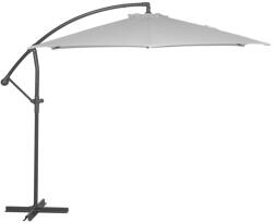 ROJAPLAST FREE POLE függő napernyő, hajtókarral - szürke - ø 300 cm