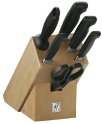 ZWILLING Blokk késállvány FOUR STAR, 7 db, fenőacél és ollóval, Zwilling (ZW35066000)