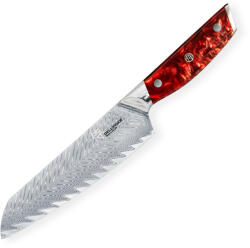 Dellinger Santoku kés RESIN FUTURE 17 cm, piros, Dellinger (DNGRH191)
