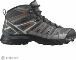 Salomon X ULTRA PIONEER MID GTX női túracipő, magnet/quiet shade/coral gold (UK 4.5)