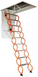 Fistar Elektromos padláslépcső, kihúzható, 3, 4 m, narancssárga, alumínium vázzal