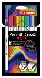 STABILO Тънкописец Pen 68 Brush Arty 12 цвята