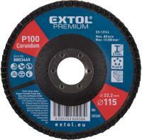 Extol Premium lamellás csiszoló P100, 115x22mm (8803465) (8803465)
