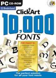 Broderbund Click Art 10.000 Fonts (PC)