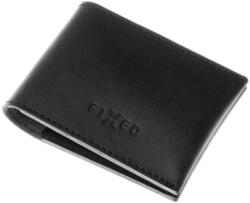 FIXED Smile Bőr pénztárca smart trackerrel, fekete (FIXSM-SMMW2-BK)