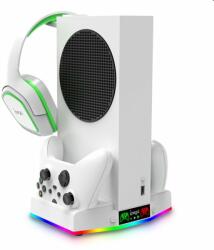 iPega Dokkolóállomás iPega Xbox Series S, Vezeték nélküli Vezérlő és fejhallgató számára + 2db akkumulátor (PG-XBS011S)