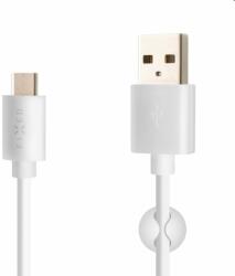 FIXED Adat- és töltőkábel USB/USB-C, USB 2.0, 60 W, 2 m, fehér (FIXD-UC2M-WH)