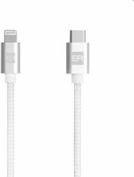 Ertea ER POWER Adat- és töltőkábel USB-C/Lightning, MFi, 2 m, fehér (ERPWCL200WH)