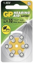 GP Batteries Alkáli gombelem GP typ ZA10, hallókészülékbe, 6 db (219985336)